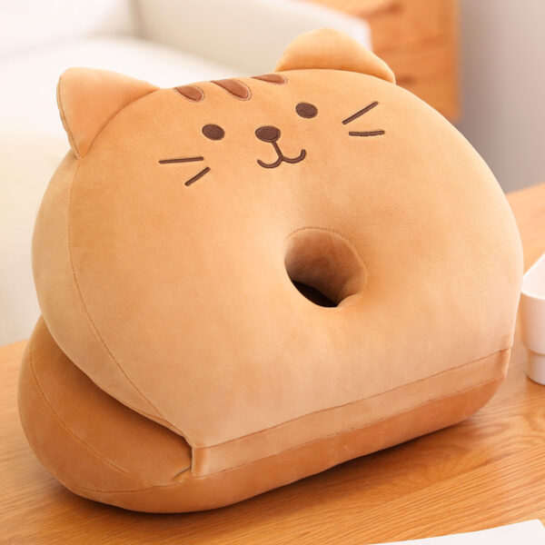 Lunch Break Fashion Cute Cat Plush Pillow - Image 6