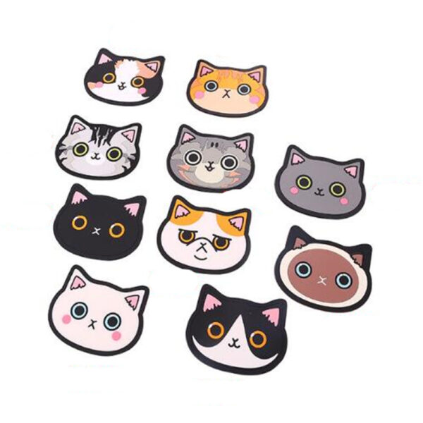 Cute Cat Thermal Insulation Non-slip Silicone Coaster - Image 8