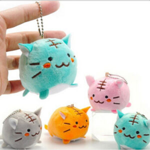 Little Tiger Cat Plush Pendant Fluffy Keychain